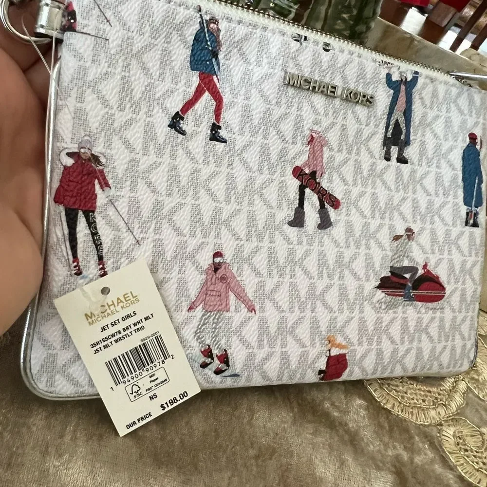 Michael Kors trio wristlet